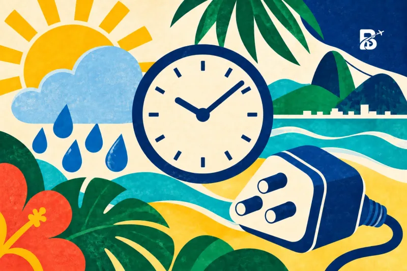 Clima, horarios y enchufes: lo práctico de viajar a Brasil